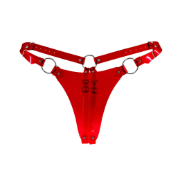 Трусики класичні Feral Feelings - String Bikini Red Trasparent - фото