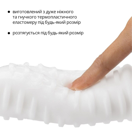 Мастурбатор Otouch DECOR 1-A, потовщений TPE, ефект всмоктування, спіральні виступи - фото №10