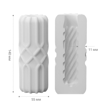 Мастурбатор Otouch DECOR 1-C, ефект всмоктування, спіральні хвилі №2