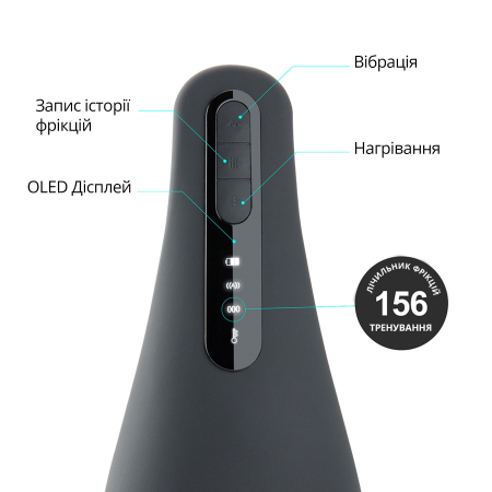 Мастурбатор Otouch AIRTURN 1, 7 режимів вібрації, 2 рівні підігріву, лічильник фрикцій - фото №15
