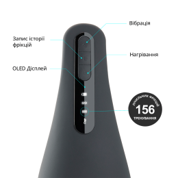 Мастурбатор Otouch AIRTURN 1, 7 режимів вібрації, 2 рівні підігріву, лічильник фрикцій - - фото №5