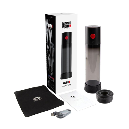 Автоматична вакуумна помпа Otouch MACHO WORK 1, 2 кільця 26 мм та 36 мм, LED-індикатор, до 20 см - фото №7