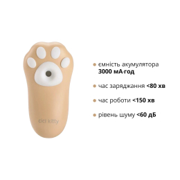 Вакуумний кліторальний стимулятор Otouch Cici Kitty - - фото №4