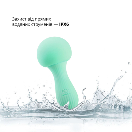 Вібромасажер Otouch MUSHROOM Teal, 7 режимів, функція нічника, технологія «старт-стоп» - фото №5