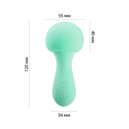 Вібромасажер Otouch MUSHROOM Teal, 7 режимів, функція нічника, технологія «старт-стоп» - - фото №2