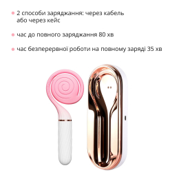 Пульсатор з вакуумною стимуляцією Otouch LOLLIPOP Pink - - фото №5
