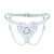 Трусики Серце для страпону з натуральної шкіри Feral Feelings - Hearts Strap-on Belt White 