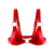 Ліф з натуральної шкіри Feral Feelings - Bikini Top Red 