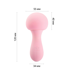 Вібромасажер Otouch MUSHROOM Pink, 7 режимів, функція нічника, технологія «старт-стоп» - - фото №2