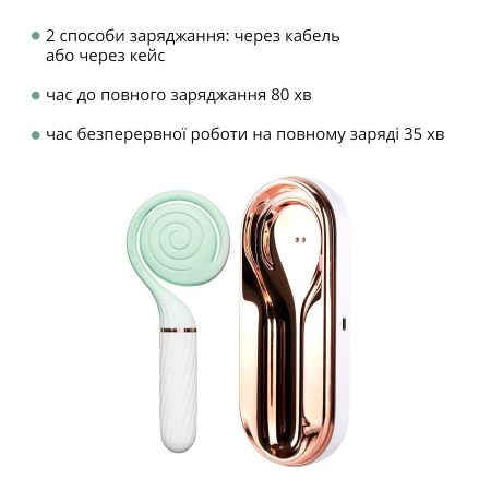 Пульсатор з вакуумною стимуляцією Otouch LOLLIPOP Teal - фото №5
