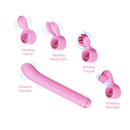 Вібратор Otouch Magic Stick S1 Plus - Pink - фото №3