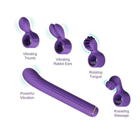 Вібратор Otouch Magic Stick S1 Plus - Purple - фото №3