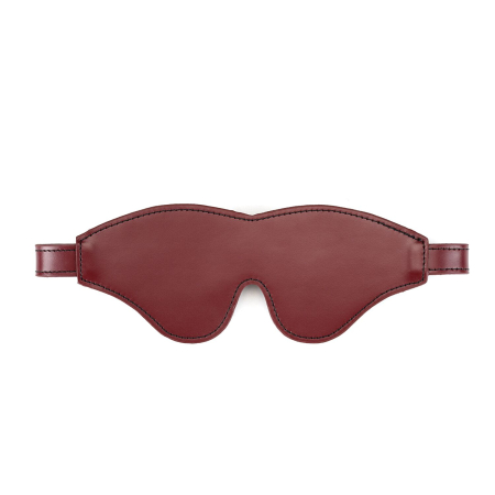 Шкіряна маска на очі Liebe Seele Wine Red Blindfold - фото №4