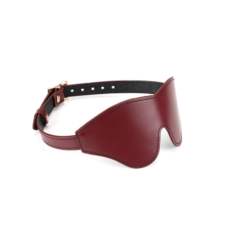 Шкіряна маска на очі Liebe Seele Wine Red Blindfold - фото №2