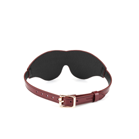 Шкіряна маска на очі Liebe Seele Wine Red Blindfold - фото №3