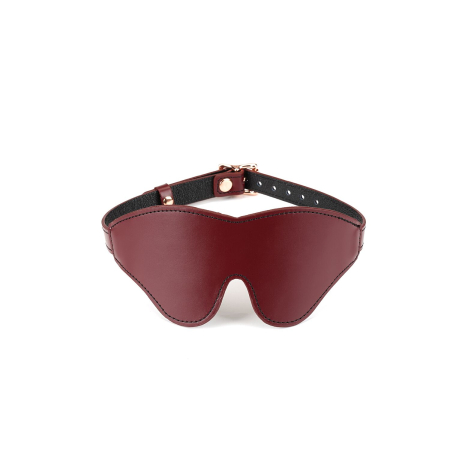 Шкіряна маска на очі Liebe Seele Wine Red Blindfold - фото