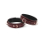 Фіксатори для стегон Liebe Seele Wine Red Thigh Cuffs L Size, натуральна шкіра - фото