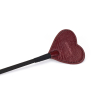 Шльопалка-сердечко Liebe Seele Wine Red Riding Crop with Heart-Shape Tip, натуральна шкіра - фото №4