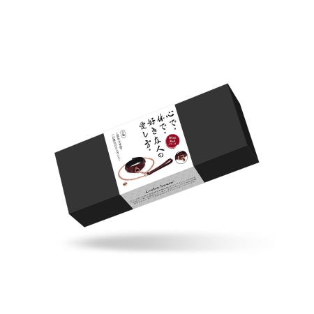 Шкіряний нашийник з повідцем Liebe Seele Wine Red Curved Collar, замок-сердечко №10