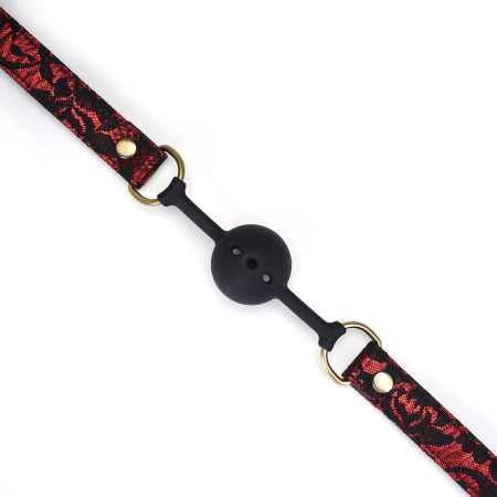 Повітропроникний кляп Liebe Seele Victorian Garden Ball Gag - фото №4