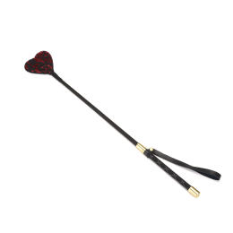 Шльопалка-сердечко Liebe Seele Victorian Garden Riding Crop, двостороння - фото