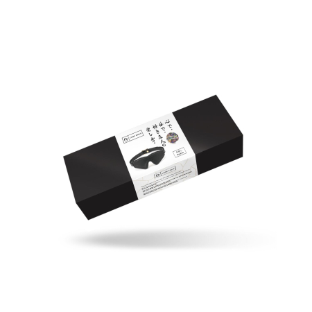 Маска на очі Liebe Seele Black Organosilicon Blindfold, екошкіра - фото №5