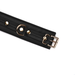 Наручники з ланцюжком Liebe Seele Black Organosilicon Wrist Cuff, екошкіра - - фото №5