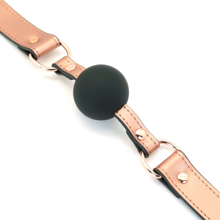 Кляп Liebe Seele Rose Gold Memory Ball Gag - фото №6