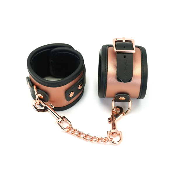 Наручники Liebe Seele Rose Gold Memory Wrist Cuff, натуральна шкіра, золото рожеве - фото