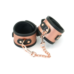 Поножі Liebe Seele Rose Gold Memory Ankle Cuffs, натуральна шкіра, рожеве золото - фото