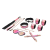 БДСМ-набір Liebe Seele Vivid Sakura 8 Pieces Set, 8 аксесуарів, екошкіра на оксамитовій основі 