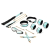 БДСМ-набір Liebe Seele Vivid Sky 8 Pieces Set, 8 аксесуарів, екошкіра на оксамитовій основі 