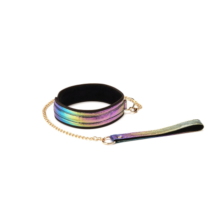 БДСМ-набір Liebe Seele Vivid Rainbow 8 Pieces Set, 8 аксесуарів, екошкіра на оксамитовій основі №5