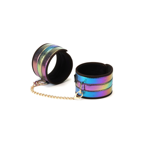 БДСМ-набір Liebe Seele Vivid Rainbow 8 Pieces Set, 8 аксесуарів, екошкіра на оксамитовій основі №9