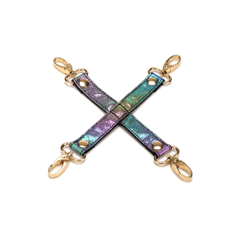 БДСМ-набір Liebe Seele Vivid Rainbow 8 Pieces Set, 8 аксесуарів, екошкіра на оксамитовій основі №7
