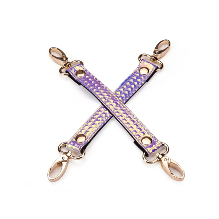 Набір Liebe Seele Pink G lossy 7pcs Bondage Kit, фіксатори, нашийник з повідцем, кляп, флогер, маска - фото №7