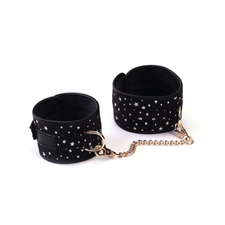 Набір Liebe Seele Stary Nights 7pcs Bondage Kit, фіксатори, нашийник з повідцем, кляп, флогер, маска - фото №2