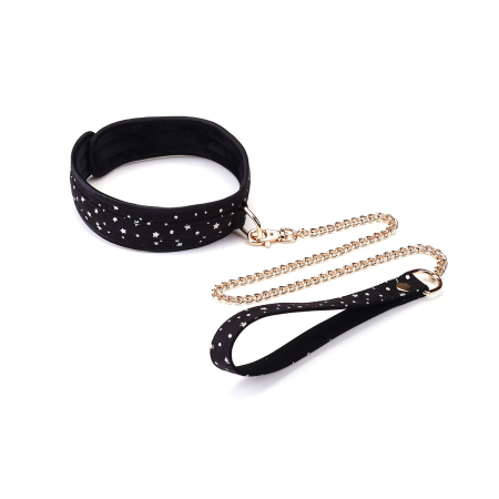Набір Liebe Seele Stary Nights 7pcs Bondage Kit, фіксатори, нашийник з повідцем, кляп, флогер, маска - фото №6