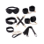 Набір Liebe Seele Stary Nights 7pcs Bondage Kit, фіксатори, нашийник з повідцем, кляп, флогер, маска - фото