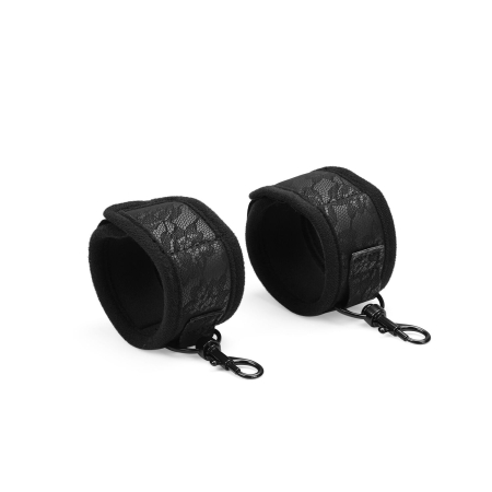 Набір Liebe Seele Black Lace and Neoprene 11pcs Bondage Kit, анальна пробка з кристалом, віброкуля - фото №12