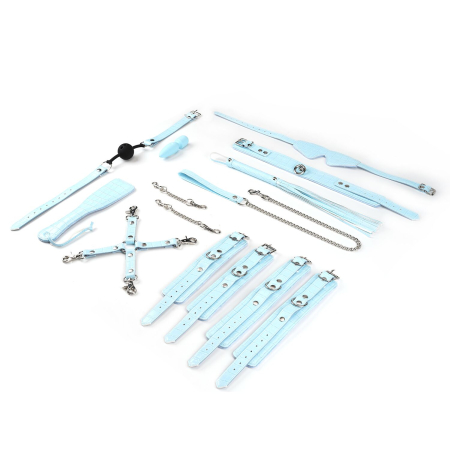БДСМ-набір для початківців Liebe Seele Macaron 9pcs Bondage Kit-Mint, 9 предметів, мініванд №3