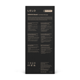 Анальне намисто з вібрацією LELO Soraya Beads Black, різний діаметр намистин, 8 режимів - - фото №7