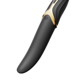 Вібратор Zalo – EVE Obsidian Black, вібрація + ротація, імітація язичка, підігрів до 39 °C - - фото №7