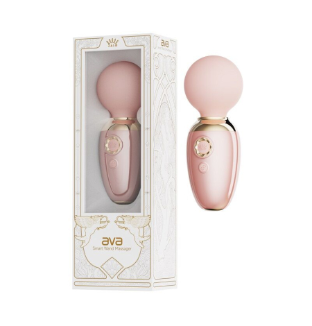 Смарт-вібромасажер Zalo – AVA Sakura Pink, 8 режимів, підігрів, дуже потужний та компактний - фото №5
