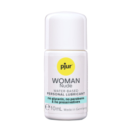 Змазка на водній основі pjur Woman Nude 10 мл без консервантів, парабенів, гліцерину - фото