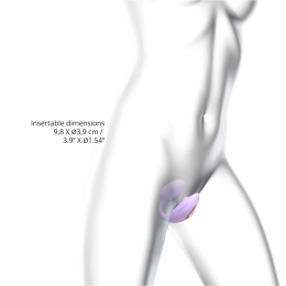 Віброяйце з вакуумною кліторальною стимуляцією Love To Love Wonderlover VIVA MAUVE - - фото №5