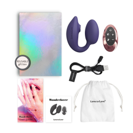 Віброяйце з вакуумною кліторальною стимуляцією Love To Love Wonderlover MIDNIGHT INDIGO - - фото №6