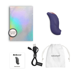 Вакуумний кліторальний стимулятор Love To Love BELIEVER – MIDNIGHT INDIGO - - фото №5