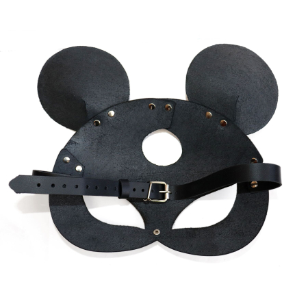 Шкіряна маска мишки Art of Sex - Mouse Mask, колір Чорний - фото №4