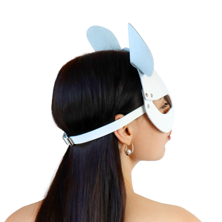 Шкіряна маска мишки Art of Sex - Mouse Mask, колір Білий №2